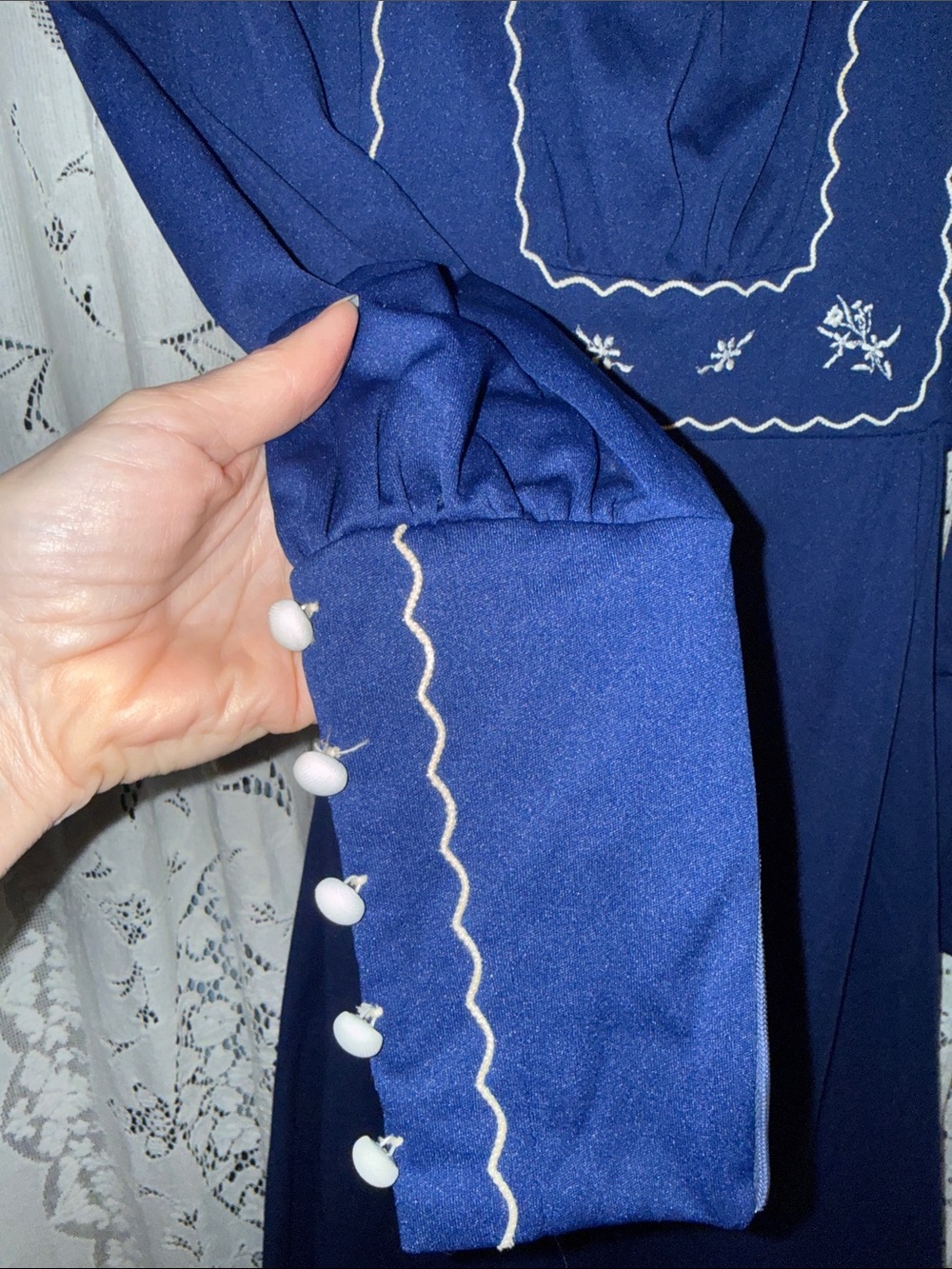 Vintage Mickey Jr of Calif. maxi dress 70’s - Picture 4 of 9